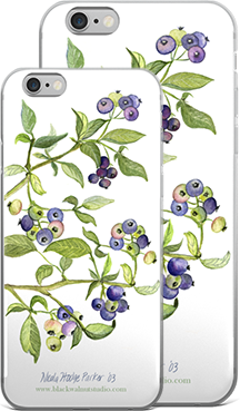 Blueberry iPhone Cases - several sizes